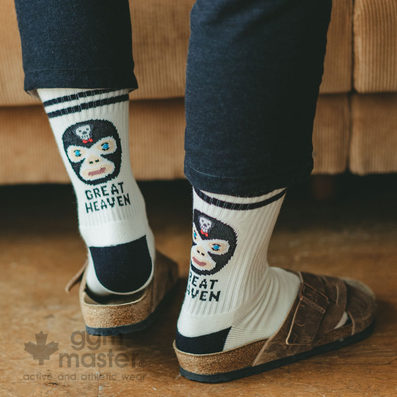 楽天市場 Gym Master ジムマスター 覆面レスラージャガードソックス メンズ レディース ソックス おしゃれ クルーソックス 覆面レスラー ジャガード ライン 靴下 ギフト 柄入り 海外発送 Gym Master On Line Shop