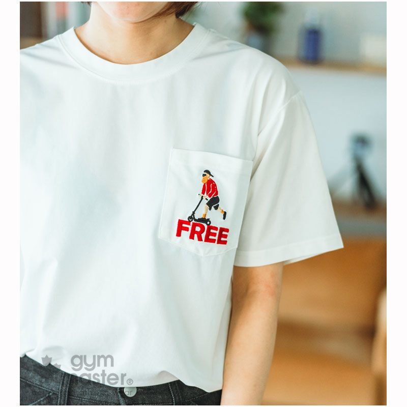 ストレッチドライキックボード刺繍teegym Master G1616 T恤衫 Uvカット Tシャツ かわいい イラスト カジュアル クルーネック シワになりにくい ジムマスター ポケt メンズ レディース ロゴt 丸首 公式 半袖 吸水速乾 紫外線カット 耐塩素 胸ポケット 部屋着 95 Off