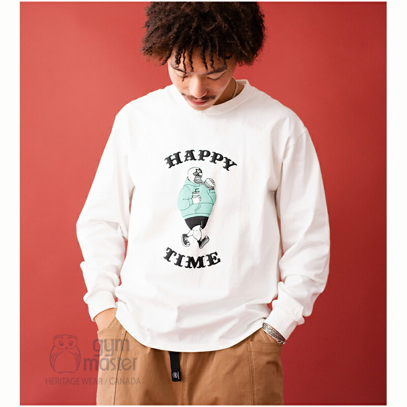 楽天市場】gym master（ジムマスター） 7.2oz FUNNYDAY ロンTEE 長袖 T
