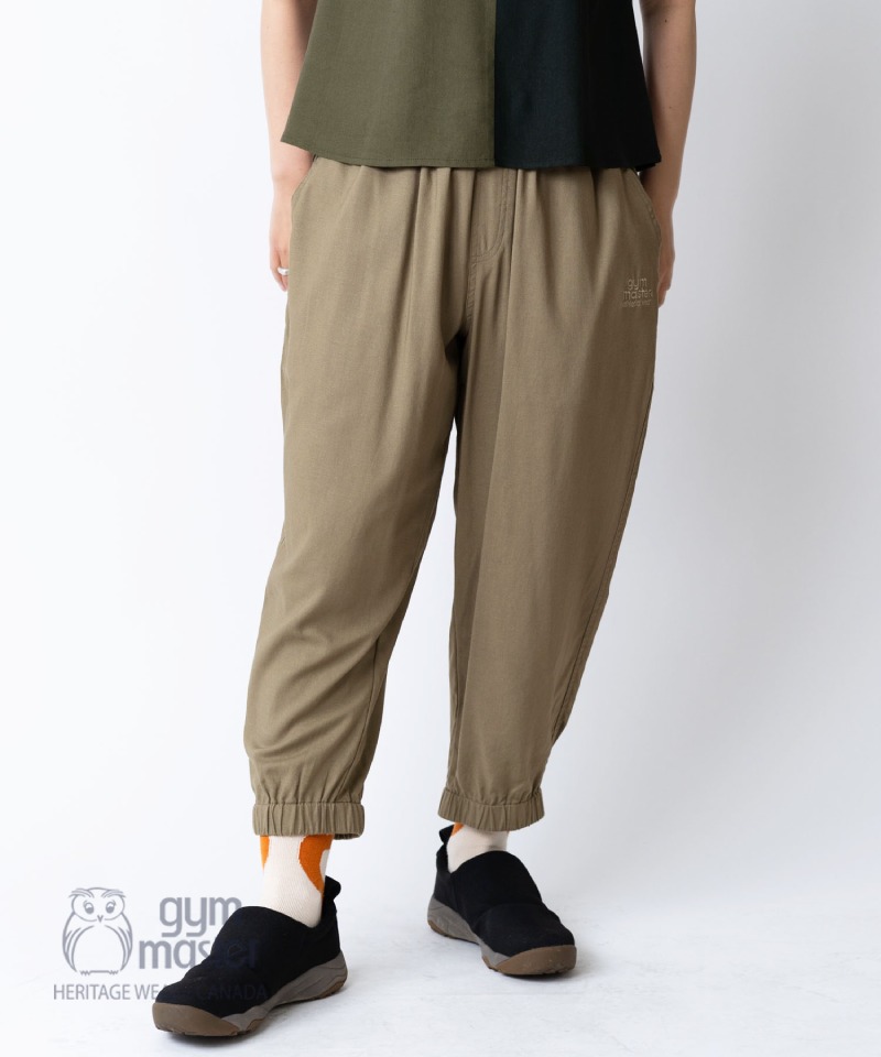 楽天市場】gym master 公式 麻レーヨンクロップドパンツ｜メンズ
