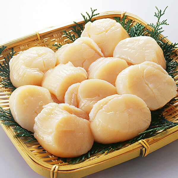 ホタテ貝柱（生食用）3Sサイズ1kg 冷凍便[帆立,貝柱,生食,ほたて]｜築地魚群