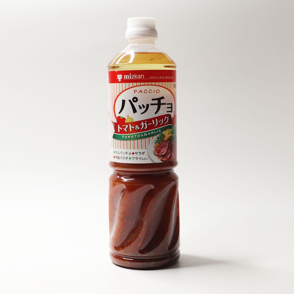 市場 ミツカン トマト サラダ 1L 食堂 ガーリック 食品 業務用サイズ ドレッシング パッチョ トマトドレッシング 業務用食品 パッチョドレ