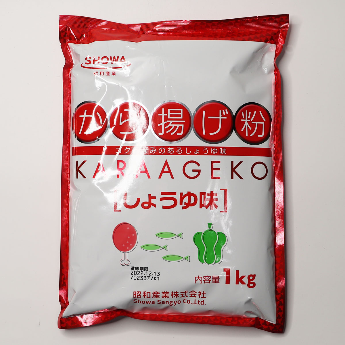 市場 昭和産業 から揚粉 業務用食品 飲食店用 唐揚げ名人 1kg ミックス粉 業務用サイズ からっと お祭り用 しょうゆ味 職人仕立て