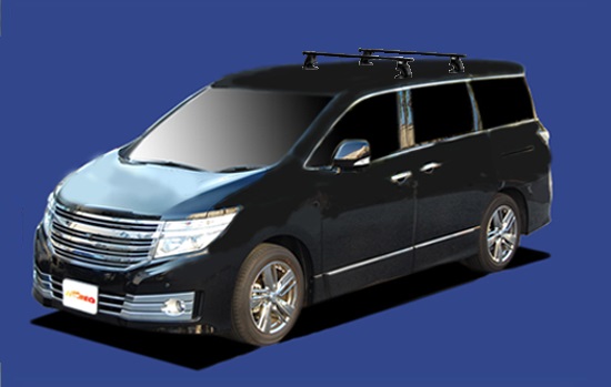 【エルグランド専用システムキャリアセット】H22.8～ E52 全車 セイコウ TUFREQ タフレック VB6+FRA1+J14