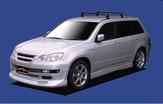 【エアトレック専用システムキャリアセット】H13.6～H17.10 CU2W/CU4W ルーフレール無 セイコウ TUFREQ タフレック VB6+FFA1+TB1
