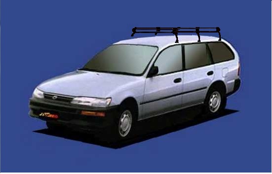 【カローラバン専用ルーフキャリア】SEIKOH TUFREQ ル&minus;フキャリア Pシリーズ H3.9～H14.6 E10# 全車 PL231B セイコウ タフレック 精興工業｜業販ネットショップ店 19,700円