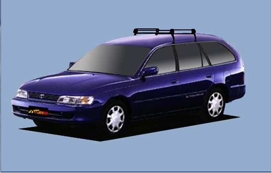 【カローラワゴン専用ルーフキャリア】SEIKOH TUFREQ ル－フキャリア Pシリーズ H3.9～H12.8 E10# ルーフレール無車 PL22 セイコウ タフレック 精興工業 15,246円