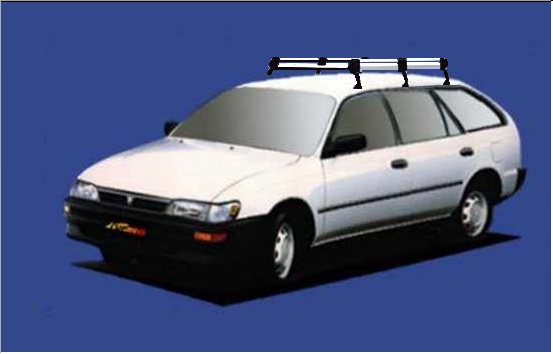 【スプリンターバン専用ルーフキャリア】SEIKOH TUFREQ ル−フキャリア Hシリーズ H3.9~H14.6 E10# 全車 HL231B セイコウ タフレック 精興工業|業販ネットショップ店