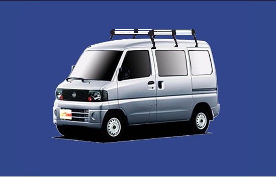 【クリッパーバン専用ルーフキャリア】SEIKOH TUFREQ ル−フキャリア Hシリーズ H15.9~H25.12 U71V/U72V ハイルーフ HH233C セイコウ タフレック 精興工業|業販ネットショップ店