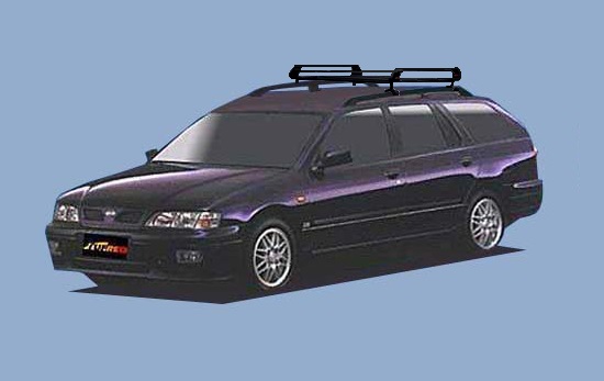 【プリメーラワゴン専用ルーフキャリア】SEIKOH TUFREQ ル－フキャリア Pシリーズ H9.9～H13.1 WP11 ルーフレール付 PR22 セイコウ タフレック 精興工業
