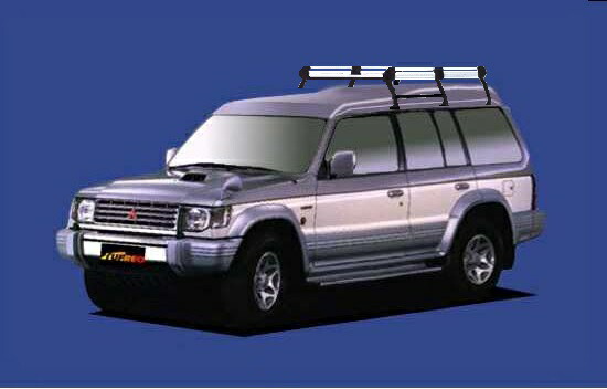 【パジェロ専用ルーフキャリア】SEIKOH TUFREQ ル－フキャリア Hシリーズ H3.1～H11.9 V30/V40 キックアップルーフロングボディー HH23 セイコウ タフレック 精興工業