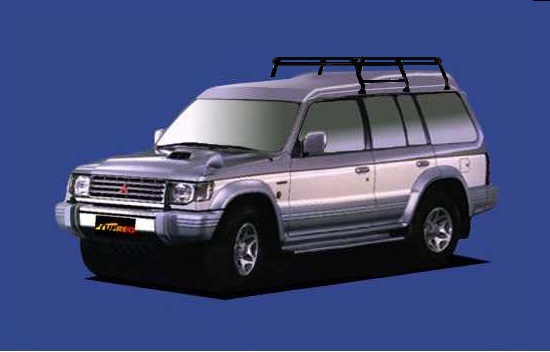 【パジェロ専用ルーフキャリア】SEIKOH TUFREQ ル-フキャリア Pシリーズ H3.1~H11.9 V30/V40 キックアップルーフロングボディー PH23 セイコウ タフレック 精興工業