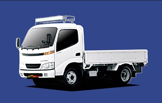 【デュトロ専用ルーフキャリア】SEIKOH TUFREQ ル−フキャリア Cシリーズ H11.5~ U30#/U33#/U34# シングルナローキャブハイルーフ CF421B セイコウ タフレック 精興工業|業販ネットショップ店