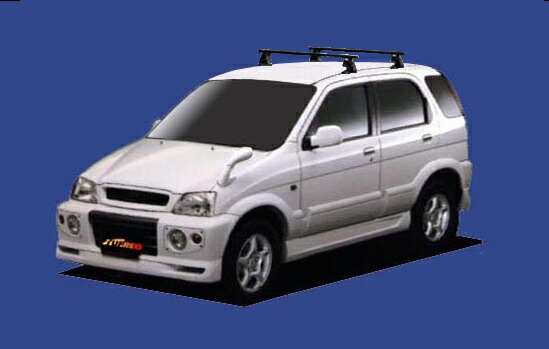 【テリオス専用システムキャリアセット】H12.5～H18.1 J10#G/J12#G エアロルーフレール無 セイコウ TUFREQ タフレック VB4+FFA1+TA1