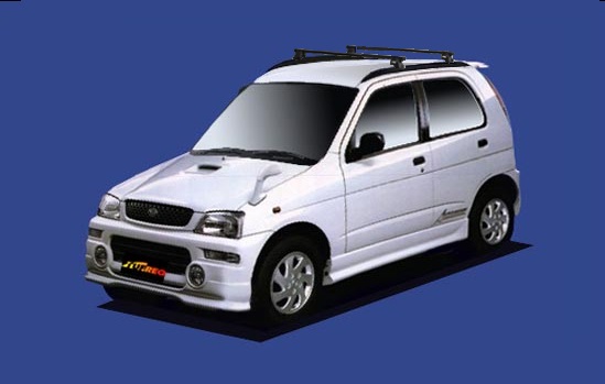 【テリオスキッド専用システムキャリアセット】H10.10～H24.6 J111G/J131G エアロルーフレール付 セイコウ TUFREQ タフレック VB4+FR7A+不要