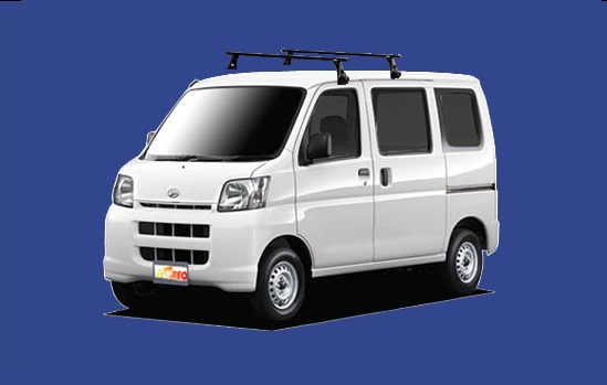 【ハイゼットカーゴ専用システムキャリアセット】H16.12～ S32#V/S33#V 標準ルーフ セイコウ TUFREQ タフレック VB8+FDA1+不要｜業販ネットショップ店