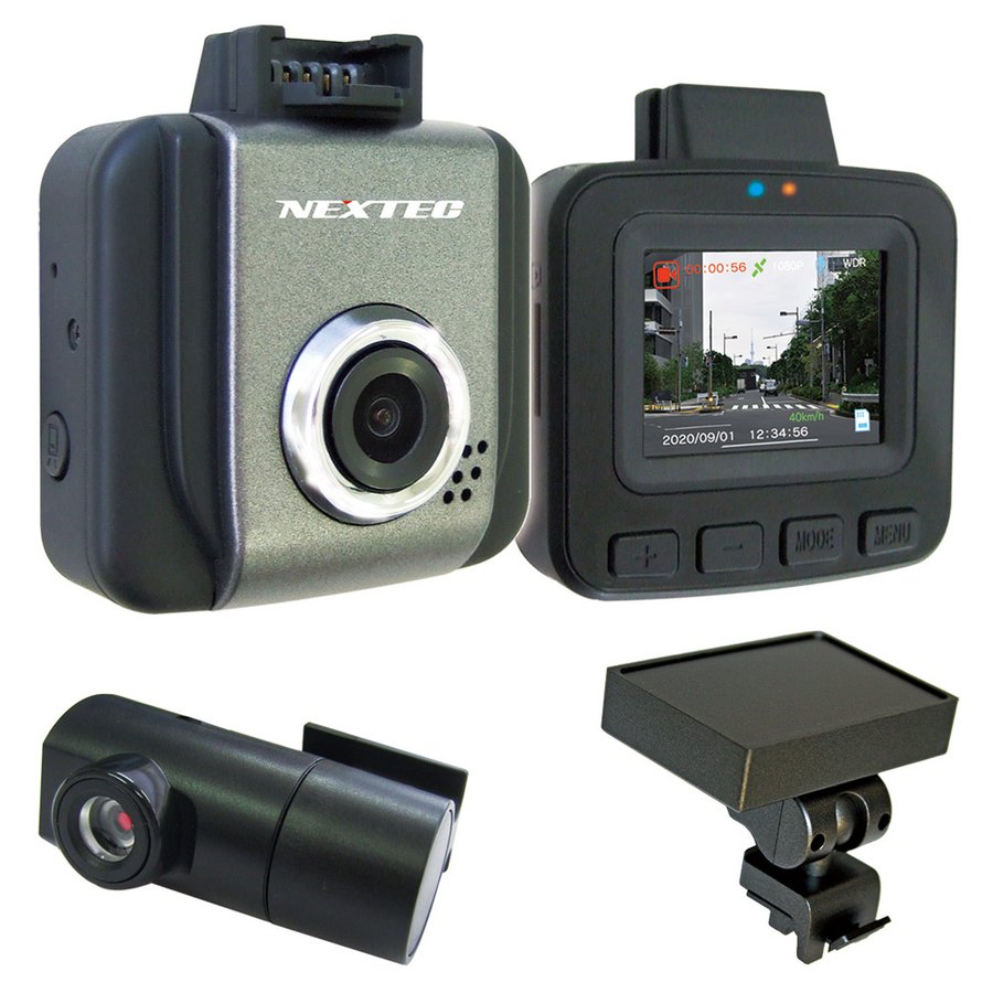 FRC NX-DRW22-PLUS　前後2カメラ　フロント200万画素/リア100万画素　GPS付属NXDRW22PLUS