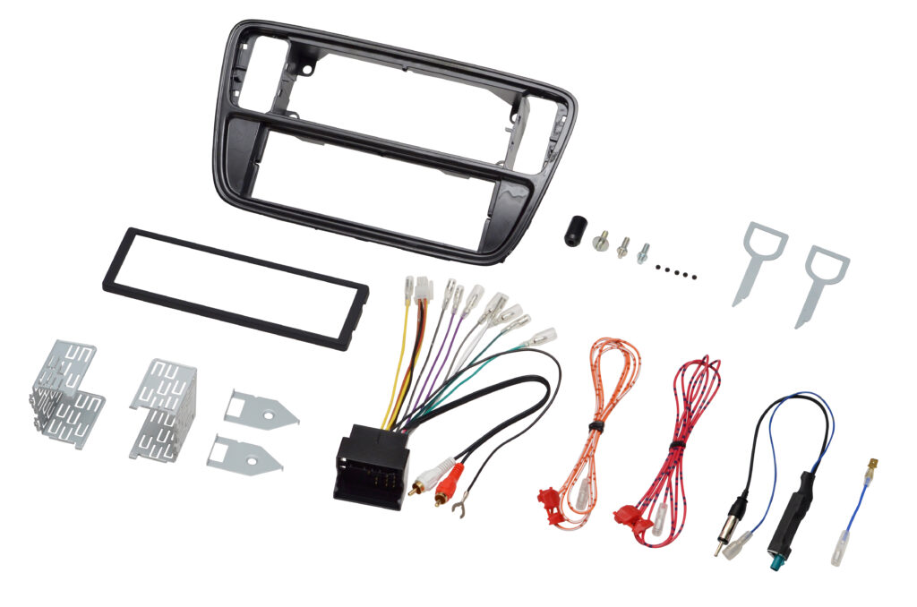 カナック GE-VW101G フォルクスワーゲン up!用 1DIN カーナビ カーディオ取付キット GEPE203K