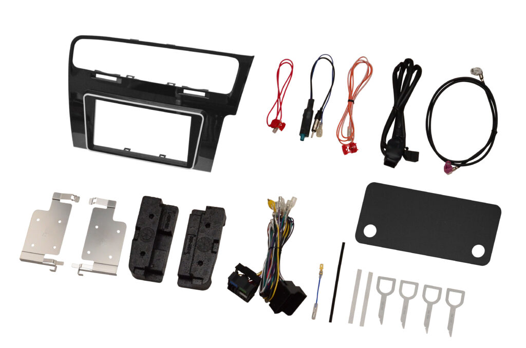 カナック GE-VW212KG フォルクスワーゲン ゴルフ7 CompositionMediaシステム付車用 カーナビ カーディオ取付キット ピアノブラック GEVW212KG