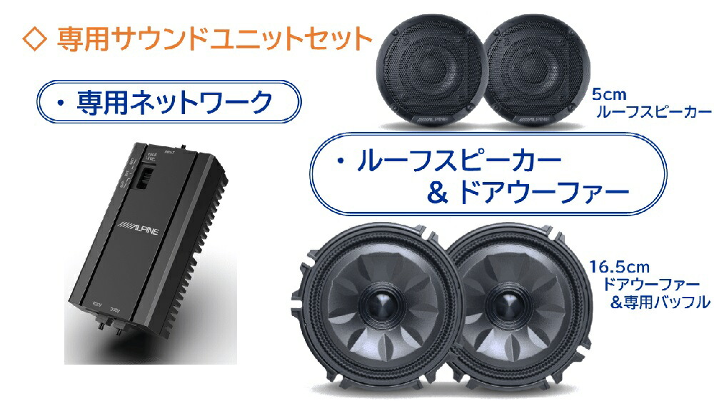 アルパイン MS-165-HL-125-BK ハイラックス専用サウンドキット（125系）専用メティオサウンド（グリル色：ブラック）降り注ぐサウンド、響き渡る重低音
