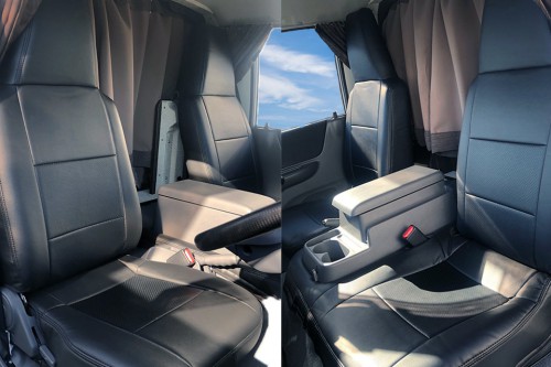 アズール AZ05R14 シートカバー マツダ ボンゴトラック SKP2T/SKP2L/SLP2T/SLP2L(H24/06-R02/06) 運転席中央席助手席セット 安心の難燃性PVCレザー パンチング｜業販ネットショップ店