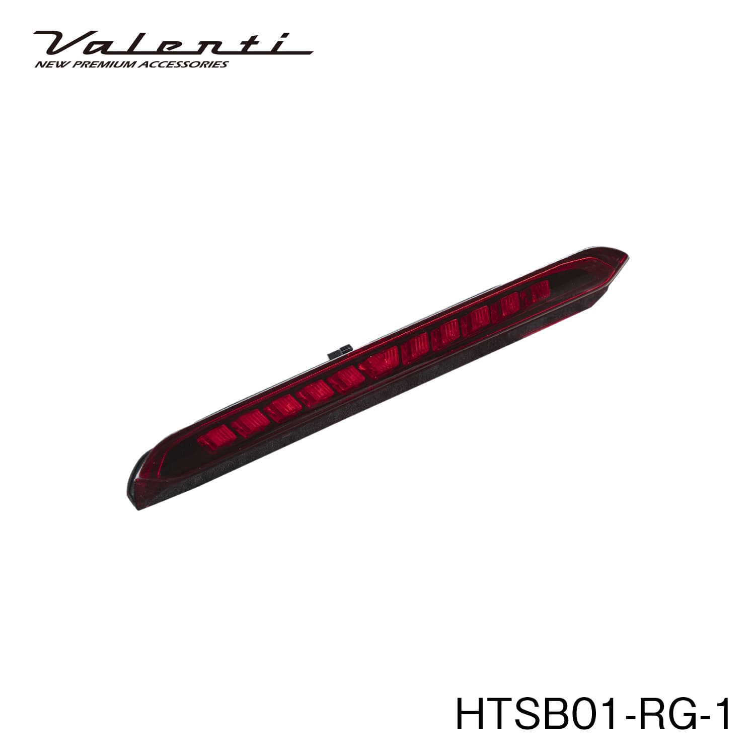 ヴァレンティ HTSB01-RG-1 レッドレンズ/グロスブラック LED ハイマウントストップランプ スバル レヴォーグ/レイバック/フォレスターなど