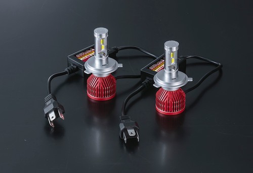 ヴァレンティ LVX60-H4HL-65 ジュエルLEDヘッド＆フォグバルブ VX フィルムで5色のカラーチェンジが可能 H4 8000lm