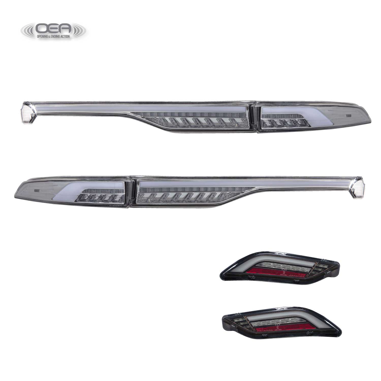 ヴァレンティ TT80HAU-CC-SB-1 ハリアー 80系 LEDランプULTRA(上下セット) アッパー:クリア/クローム ロア:ライトスモーク/ブラッククローム|業販ネットショップ店