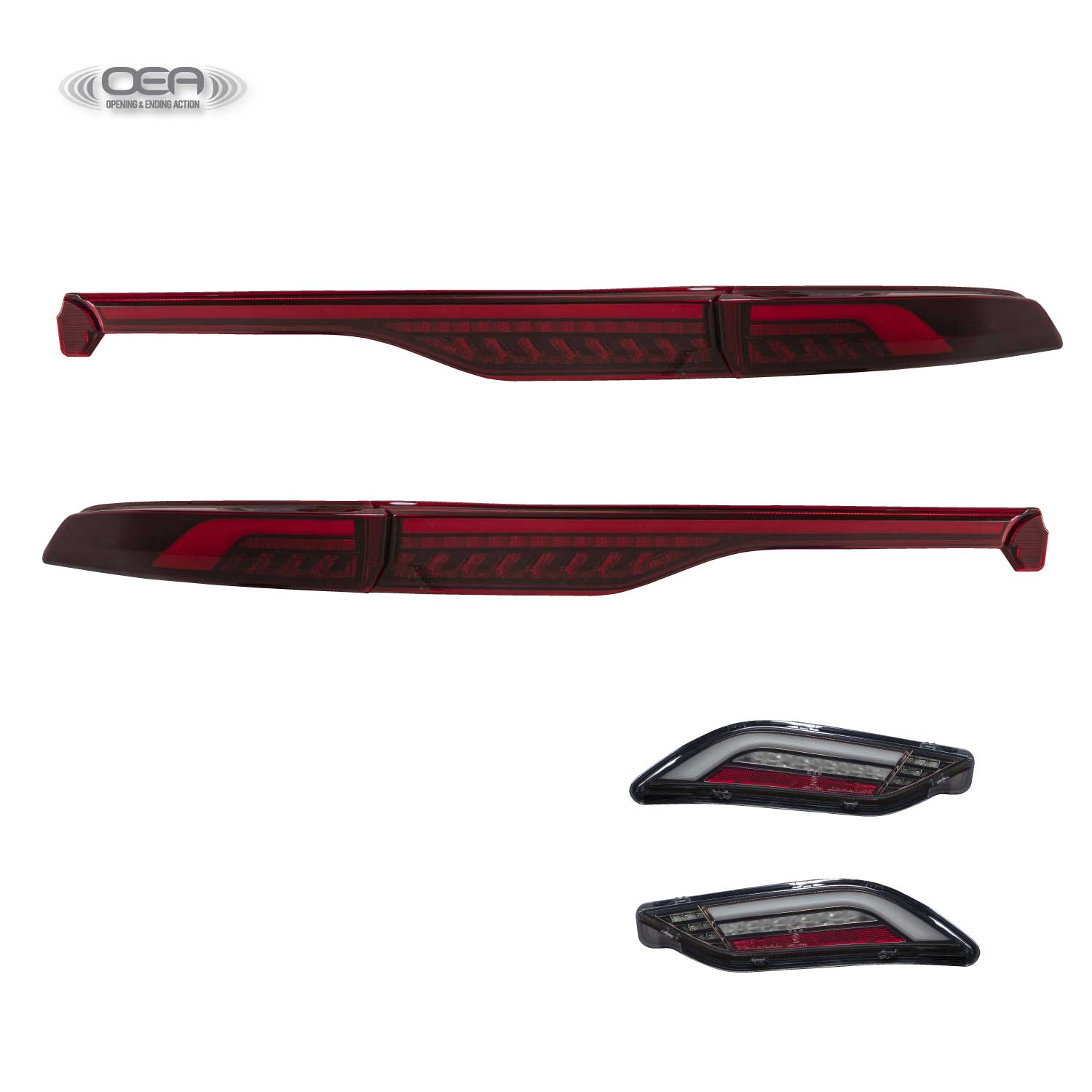 ヴァレンティ TT80HAU-RG-SB-1 ハリアー 80系 LEDランプULTRA(上下セット) アッパー:レッドレンズ/グロスブラック ロア:ライトスモーク/ブラッククローム|業販ネットショップ店
