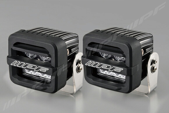 IPF S-632 600シリーズ CUBE ドライビングランプ　2,200lm/27,000cd　6000K　2個入　競技専用｜業販ネットショップ店