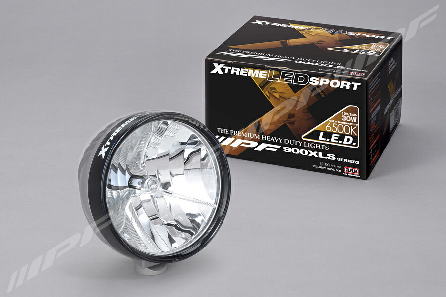 IPF 900XLST2 エクストリームLED　ARBコラボモデル 118,000 cd ドライビング 1個入り　競技専用　900XLST 2