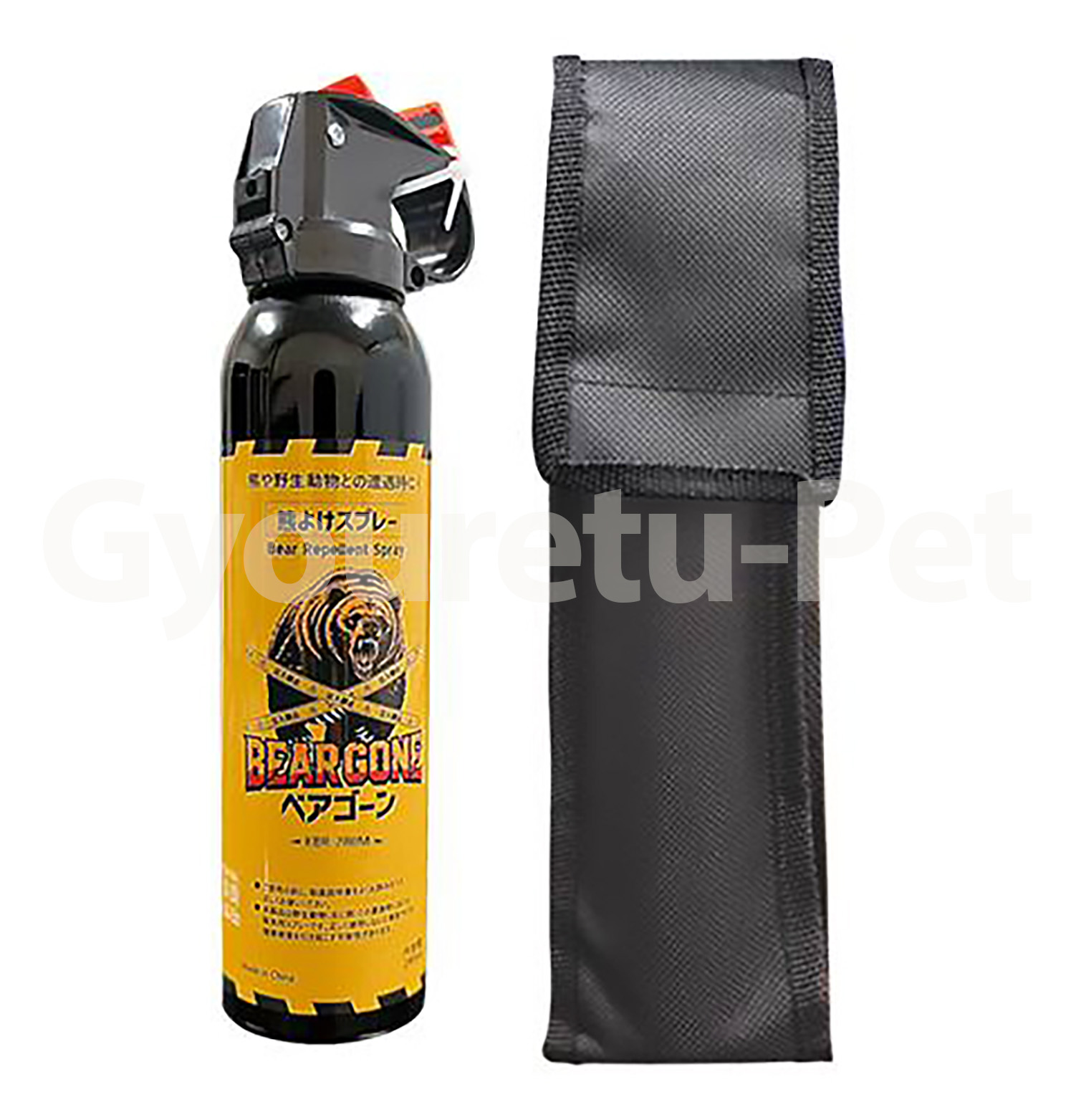 熊よけ吹きつける ベアゴーン ホルスター付 280ml