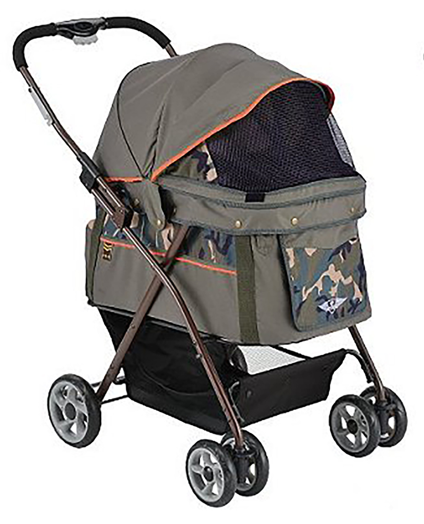 楽天市場】ボンビアルコン ペットバギーピークル カーキ 耐荷重