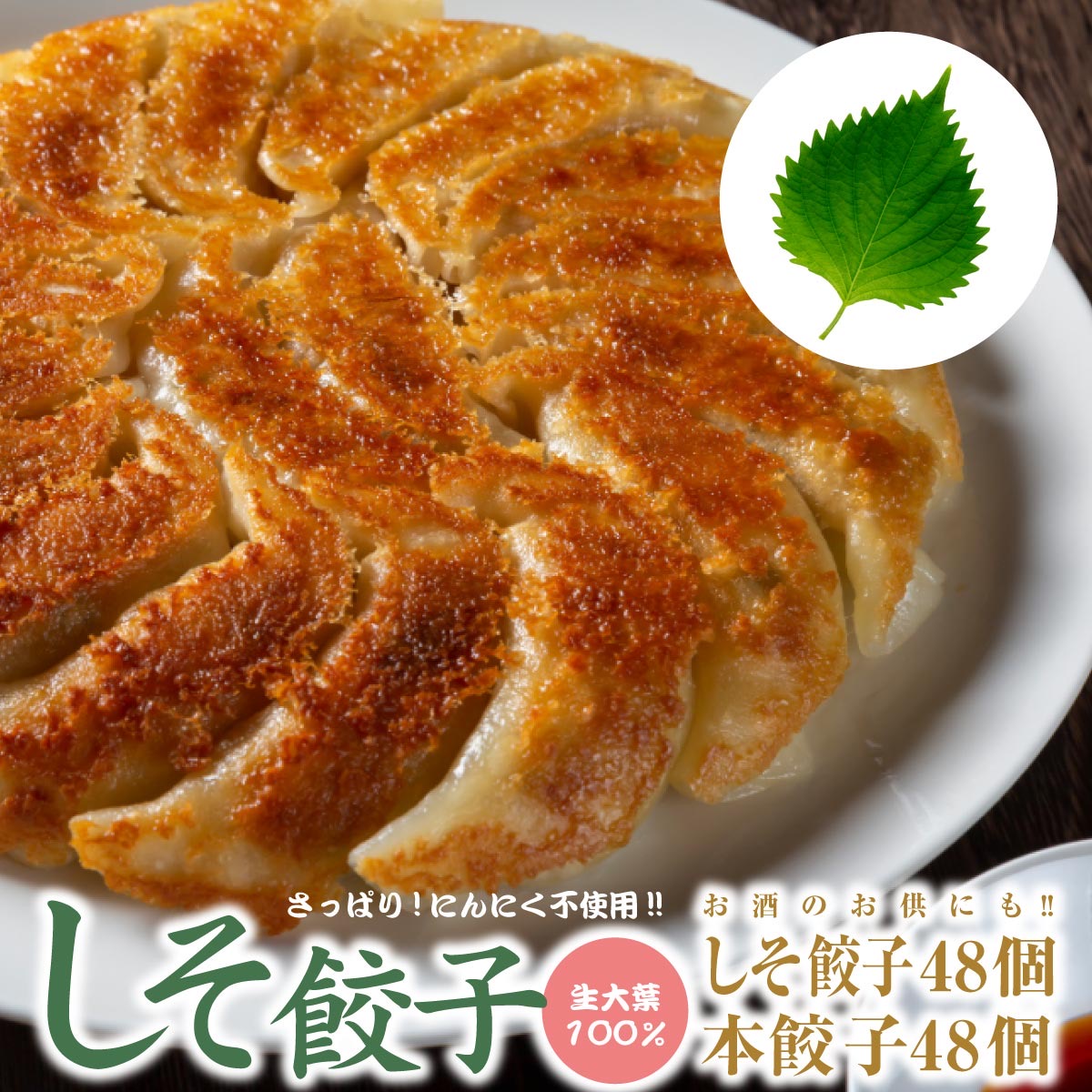 本餃子48個 しそ餃子48個 入り 合計96個セット