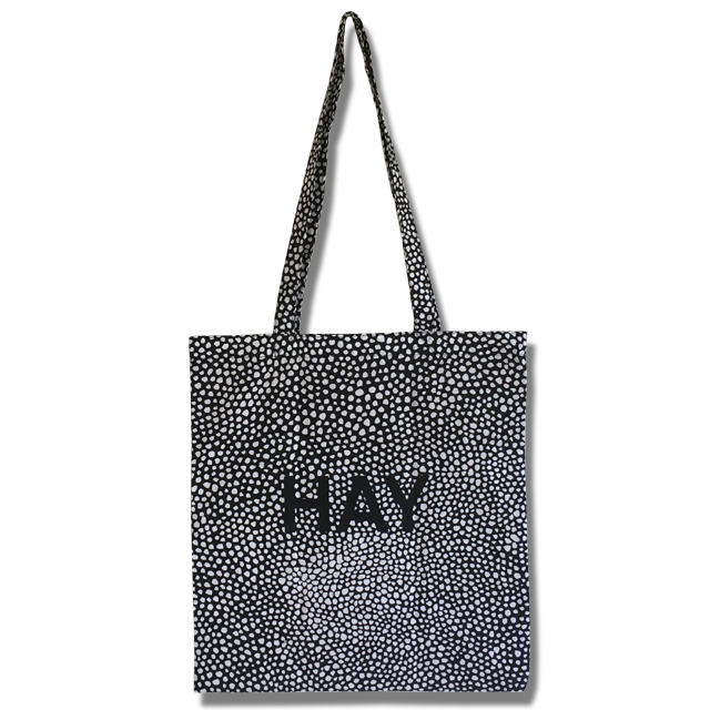 【美品】HAY/トートバッグ/ネイビー 正規品保証 HAY デンマーク トートバッグ 新商品 ネイビー