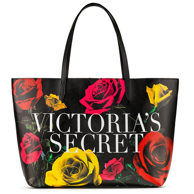 Amazon.com: Victoria's Secret Limited Edition 2019 Large Red Floral Rose Tote  Bag : Clothing, Shoes & Jewelry