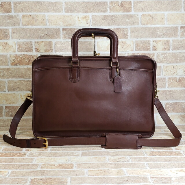 コーチ【ブリーフケース】 COACH / コーチ レザー ブリーフケース A4対応