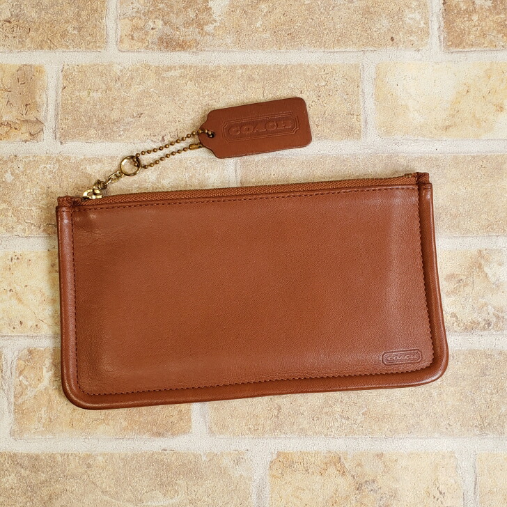 2505-78｜コーチ オールド マルチポーチ レザー ダークブラウン COACH ｺｰﾁ ﾎﾟｰﾁ ﾀﾞｰｸﾌﾞﾗｳﾝ PVC/ﾚｻﾞｰ 【205】 の購入なら「質」の