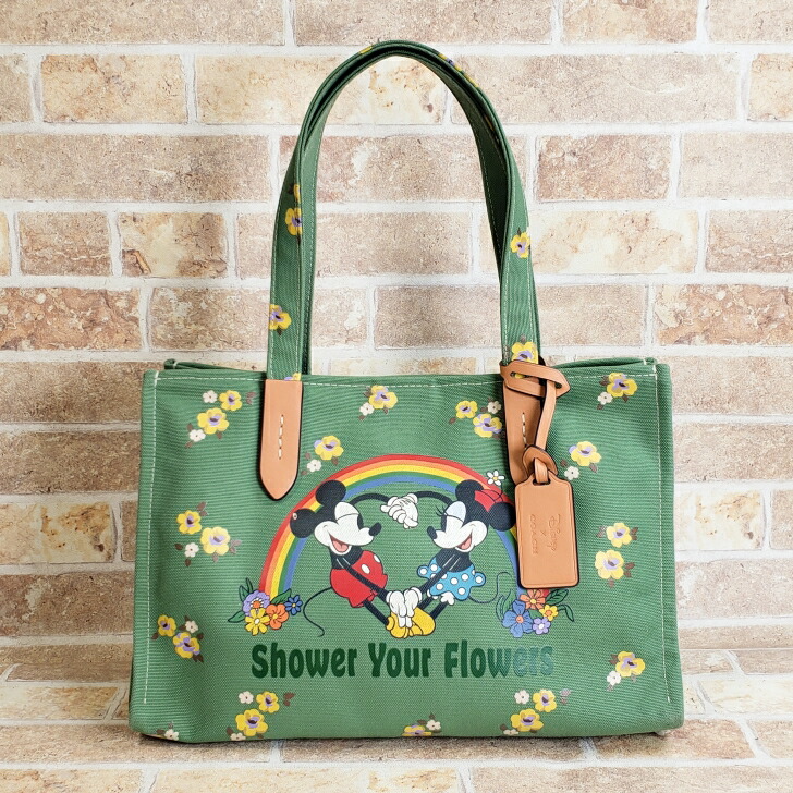 楽天市場】【緑屋質屋】コーチ 56645 トートバッグ ディズニーコラボ