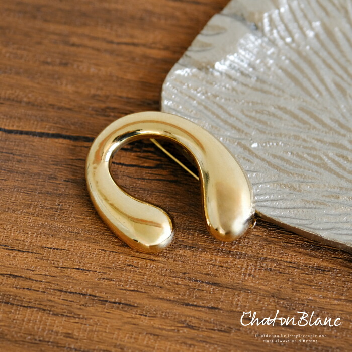 楽天市場】Cラインブローチ レディース ゴールド ≪ゆうメール便配送30