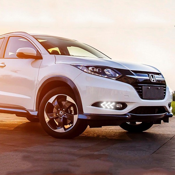 楽天市場 ホンダ ヴェゼル ハイブリット カスタム パーツ アクセサリー Vezel Ru1 Ru2 Ru3 Ru4 用品 電装 Ledデイライト Hv005 ジーゼットエリア