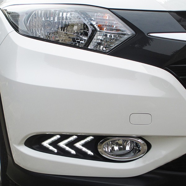 ホンダ ヴェゼル ハイブリット カスタム パーツ アクセサリー VEZEL RU1 RU2 RU3 RU4 用品 電装 LEDデイライト HV005 車 用品・バイク用品