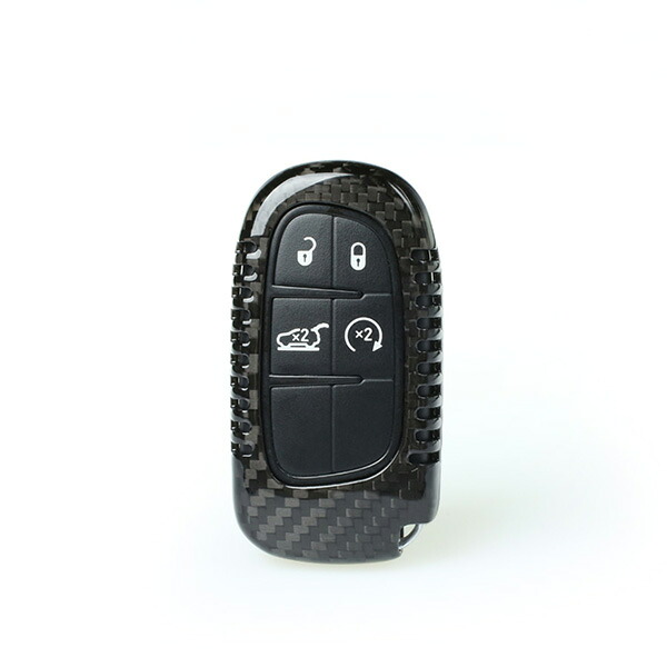アクセサリー カスタム パーツ 内装 JEEP ジープ 用品 リアルカーボン スマートキホルダー キーカバー キーケース XJ001