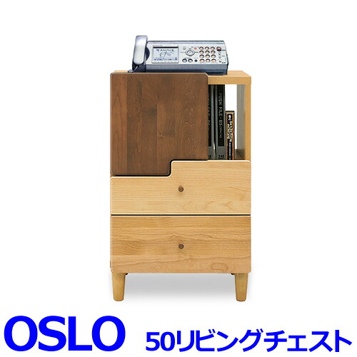 リビングチェスト リビングボード リビング収納 オスロ OSLO 50リビングチェスト（ロータイプ） 背面化粧仕上げ 日本製 国産