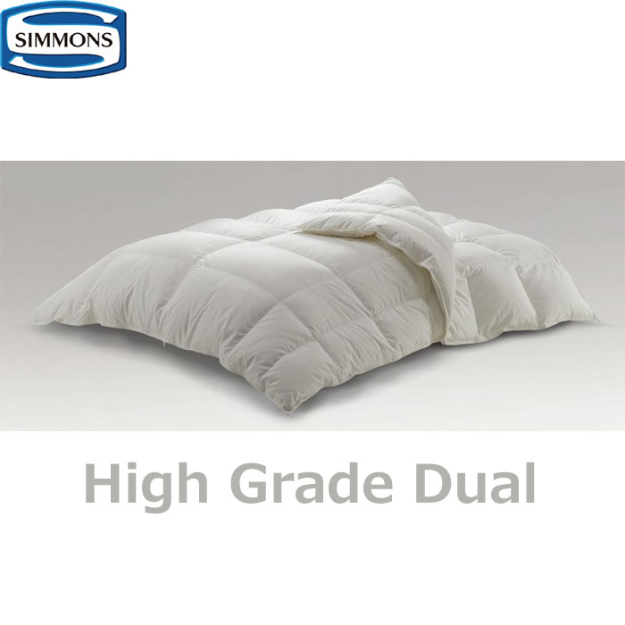 楽天市場】シモンズ 羽毛コンフォーター デラックス デュアル シングル