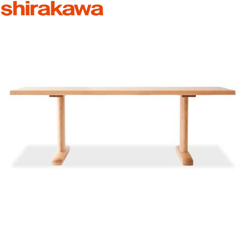 シラカワ調度品 AM夕ご飯速見表  2本脚 W2000×D900粍 天板奥ふかさ40粍 御前上等 生まれながら木 飛騨高山 10年次引きうける shirakawa