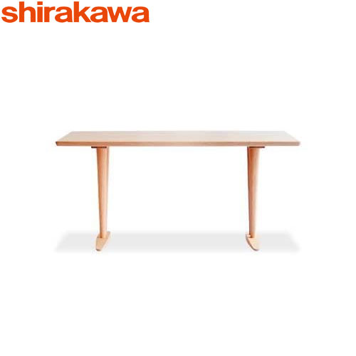 シラカワ家具 飛騨家具 BLANCO(ブランコ)ダイニングテーブル タイプ2本脚 ブランコ W1500×D900×H700 レッドオーク・ブラックウォールナット 飛騨高山 食堂テーブル 椅子 食卓テーブル shirakawa|h-conetshop