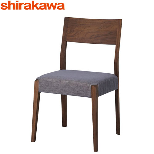 シラカワ調度品 飛騨調度品 黒茶（CHOCOLAT） S-R247 赤いことオーク材（ナラ材）肘皆無 kaba-rinngu 飛騨高山 夕めし女性議長 食べ物屋イス 居敷き ちゃぶ台居敷き shirakawa