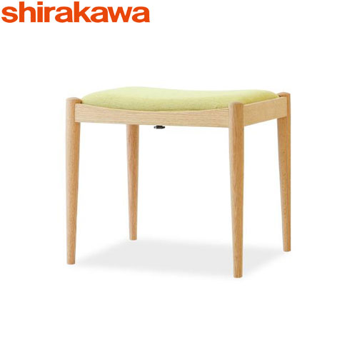 シラカワ調度品 腰掛け ルイ（RUI） S-R482 赤いことオーク材（ナラ材）飛騨高山 晩ご飯女性議長 学生食堂イス 居敷き ちゃぶ台居敷き shirakawa