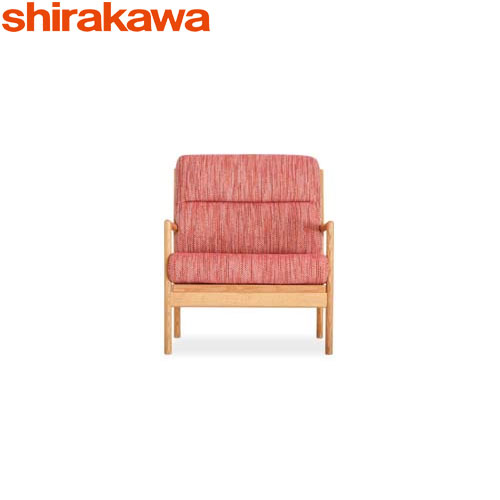 シラカワ家具 CHIFFON（シフォン） ソファ1P レッドオーク 三人掛け 高級 飛騨高山  shirakawa